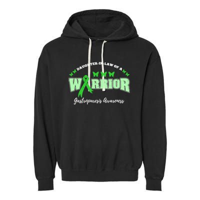 Daughter In Law Of A Warrior Gastroparesis Awareness Gift Garment-Dyed Fleece Hoodie