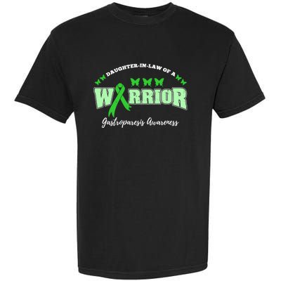 Daughter In Law Of A Warrior Gastroparesis Awareness Gift Garment-Dyed Heavyweight T-Shirt