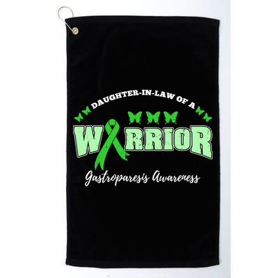 Daughter In Law Of A Warrior Gastroparesis Awareness Gift Golf Towel