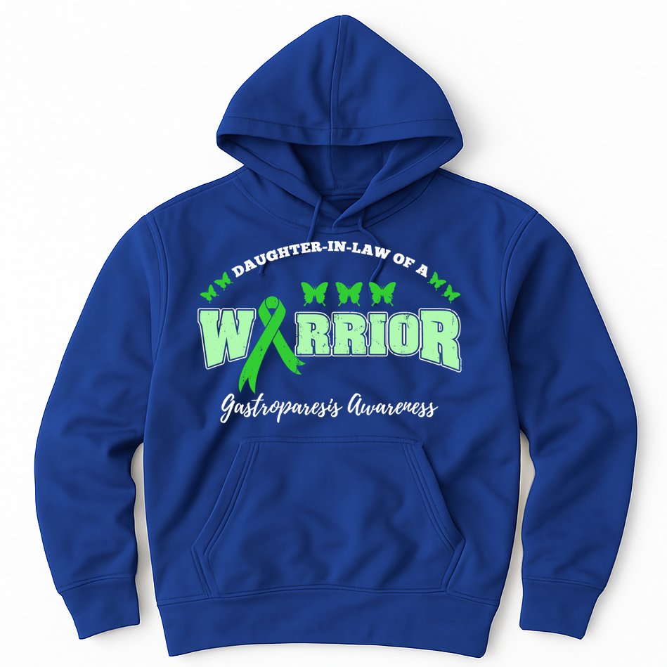 Daughter In Law Of A Warrior Gastroparesis Awareness Gift Hoodie