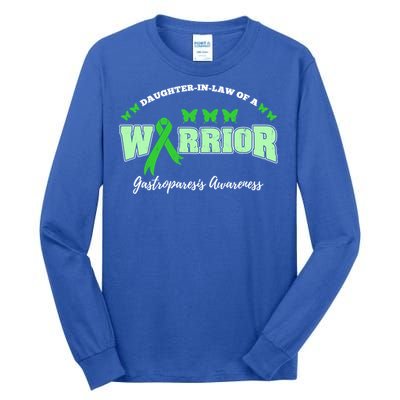 Daughter In Law Of A Warrior Gastroparesis Awareness Gift Tall Long Sleeve T-Shirt