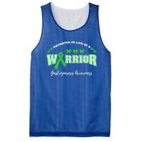 Daughter In Law Of A Warrior Gastroparesis Awareness Gift Mesh Reversible Basketball Jersey Tank