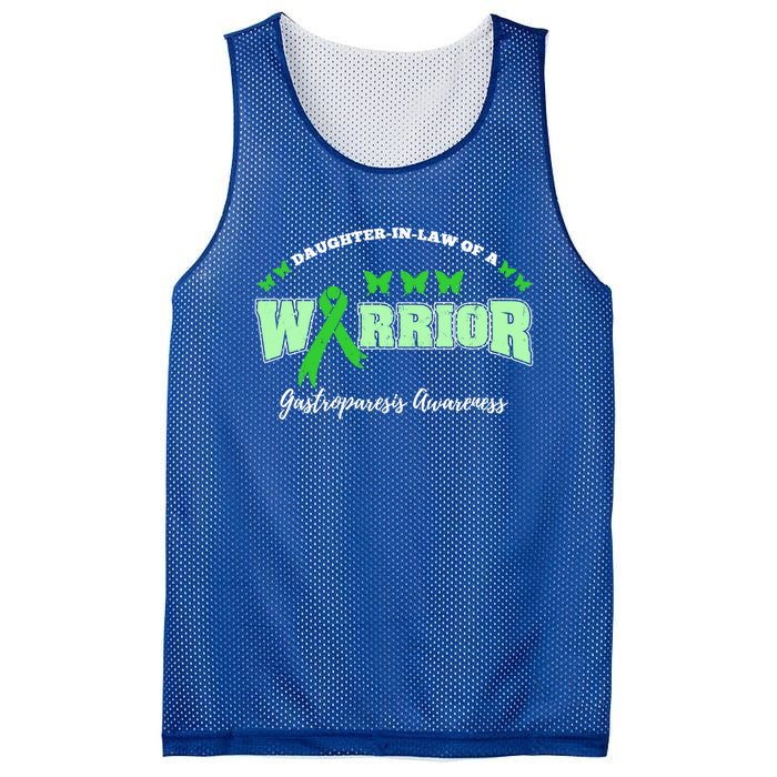 Daughter In Law Of A Warrior Gastroparesis Awareness Gift Mesh Reversible Basketball Jersey Tank