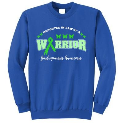 Daughter In Law Of A Warrior Gastroparesis Awareness Gift Tall Sweatshirt