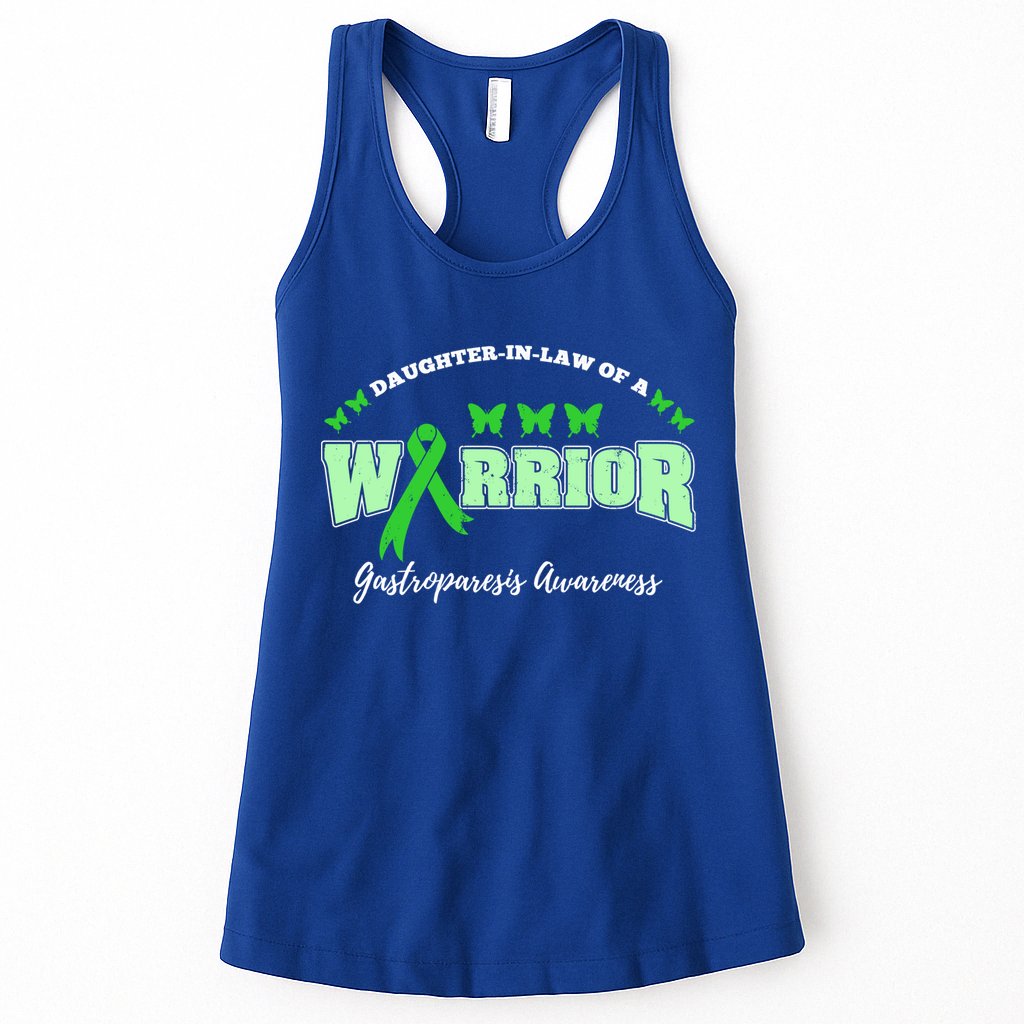 Daughter In Law Of A Warrior Gastroparesis Awareness Gift Womens Tank Top