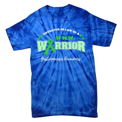 Daughter In Law Of A Warrior Gastroparesis Awareness Gift Tie-Dye T-Shirt