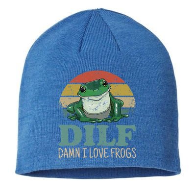 Dilfdamn I Love Frogs Sustainable Beanie