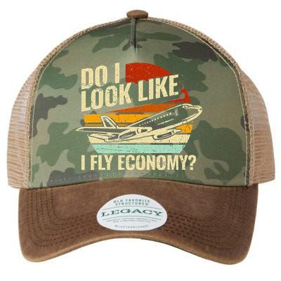 Do I Look Like I Fly Economy Design Travel Traveling Funny Legacy Tie Dye Trucker Hat