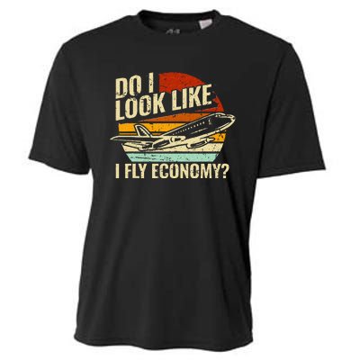 Do I Look Like I Fly Economy Design Travel Traveling Funny Cooling Performance Crew T-Shirt