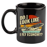 Do I Look Like I Fly Economy Design Travel Traveling Funny 11oz C Handle Ceramic Mug