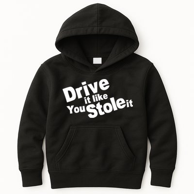 Drive It Like You Stole It Car Lover Kids Hoodie