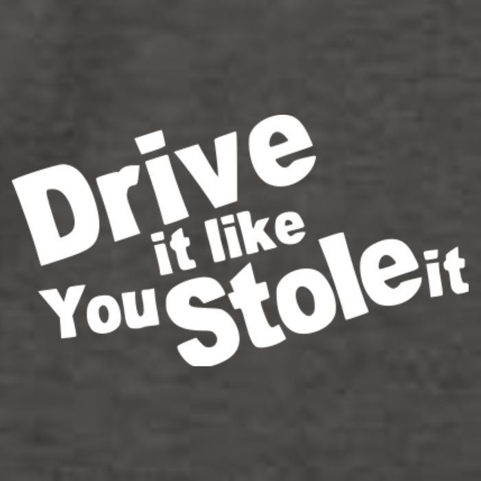 Drive It Like You Stole It Car Lover Vector Backpack