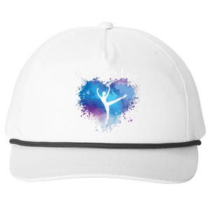 DANCE IS LIFE Ballet Dancing Ballerina Teen Tween Girl Mom Snapback Five-Panel Rope Hat