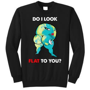 Do I Look Flat To You Anti Flat Thick Earth Sweatshirt