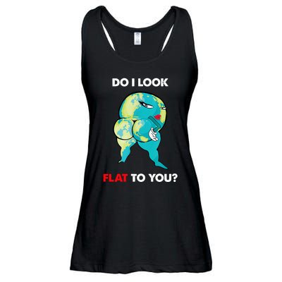 Do I Look Flat To You Anti Flat Thick Earth Ladies Essential Flowy Tank