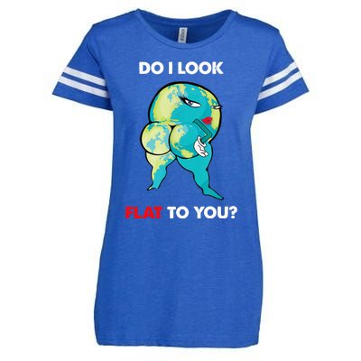 Do I Look Flat To You Anti Flat Thick Earth Enza Ladies Jersey Football T-Shirt