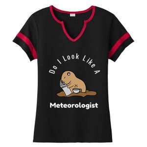 Do I Look Like A Ground Hogs Day Punxsutawney Phil Woodchuck Cool Gift Ladies Halftime Notch Neck Tee