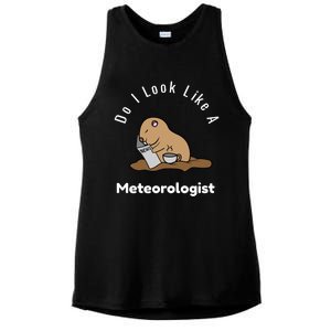 Do I Look Like A Ground Hogs Day Punxsutawney Phil Woodchuck Cool Gift Ladies PosiCharge Tri-Blend Wicking Tank