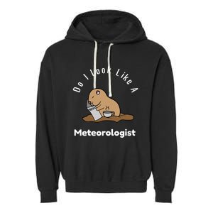 Do I Look Like A Ground Hogs Day Punxsutawney Phil Woodchuck Cool Gift Garment-Dyed Fleece Hoodie