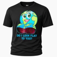 Do I Look Flat To You Funny Anti Flat Earth Cooling Performance Crew T-Shirt