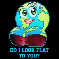 Do I Look Flat To You Funny Anti Flat Earth Cooling Performance Crew T-Shirt
