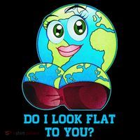 Do I Look Flat To You Funny Anti Flat Earth Sustainable Bucket Hat