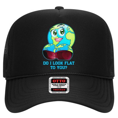 Do I Look Flat To You Funny Anti Flat Earth Trucker Hat