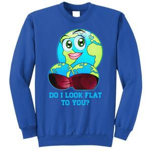 Do I Look Flat To You Funny Anti Flat Earth Sweatshirt