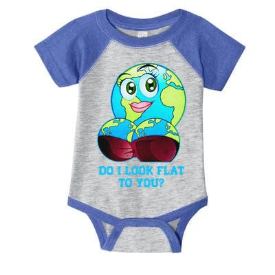 Do I Look Flat To You Funny Anti Flat Earth Infant Baby Jersey Bodysuit