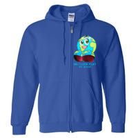 Do I Look Flat To You Funny Anti Flat Earth Full Zip Hoodie