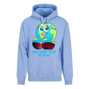 Do I Look Flat To You Funny Anti Flat Earth Unisex Surf Hoodie