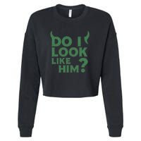 Do I Look Like Him? Cropped Pullover Crew