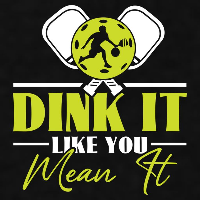 Dink It Like You Mean It Pickleball Player Dink Funny Meaningful Gift Ladies PosiCharge Tri-Blend Wicking Tank