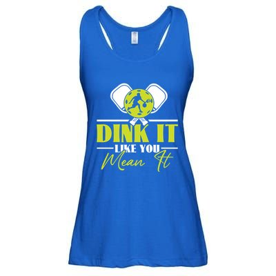 Dink It Like You Mean It Pickleball Player Dink Funny Meaningful Gift Ladies Essential Flowy Tank
