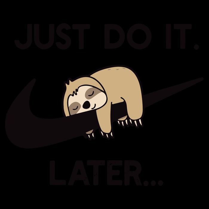 Do It Later Funny Sleepy Sloth For Lazy Sloth Lover 7-Panel Snapback Hat