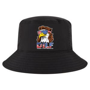 Damn I Love Freedom Eagle Funny Patriotic July 4th Cool Comfort Performance Bucket Hat