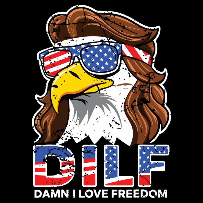 Damn I Love Freedom Eagle Funny Patriotic July 4th Poster