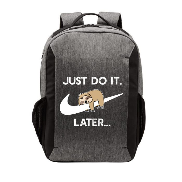 Do It Later Funny Sleepy Sloth For Lazy Sloth Lover Vector Backpack