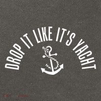 Drop It Like ItS Yacht Cotton Canvas Backpack