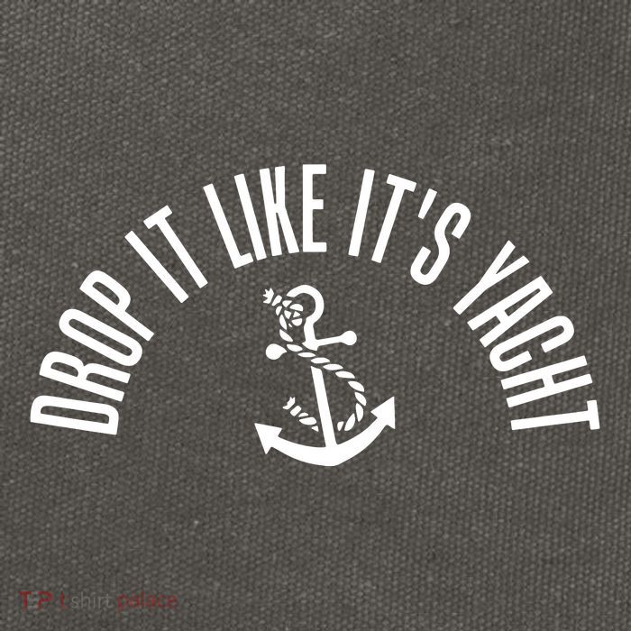Drop It Like ItS Yacht Cotton Canvas Backpack