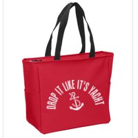 Drop It Like ItS Yacht Zip Tote Bag