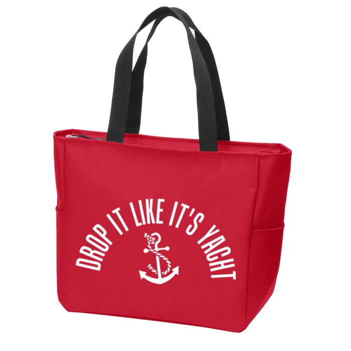 Drop It Like ItS Yacht Zip Tote Bag