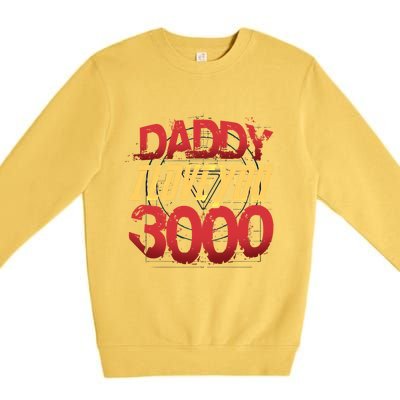 Daddy I Love You Today Fathers Day 3000 Times More Dad Gift Premium Crewneck Sweatshirt