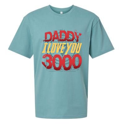 Daddy I Love You Today Fathers Day 3000 Times More Dad Gift Sueded Cloud Jersey T-Shirt