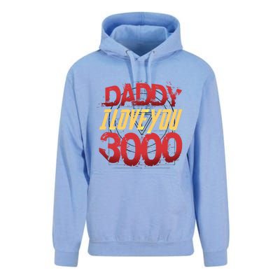 Daddy I Love You Today Fathers Day 3000 Times More Dad Gift Unisex Surf Hoodie