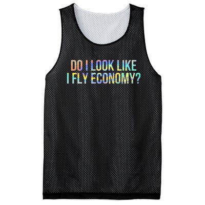 Do I Look Like I Fly Economy Funny First Class TieDye Mesh Reversible Basketball Jersey Tank