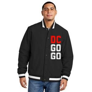 DC I Love Go Go Music Gift For Kids And Adults Insulated Varsity Jacket