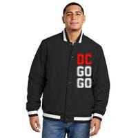 DC I Love Go Go Music Gift For Kids And Adults Insulated Varsity Jacket