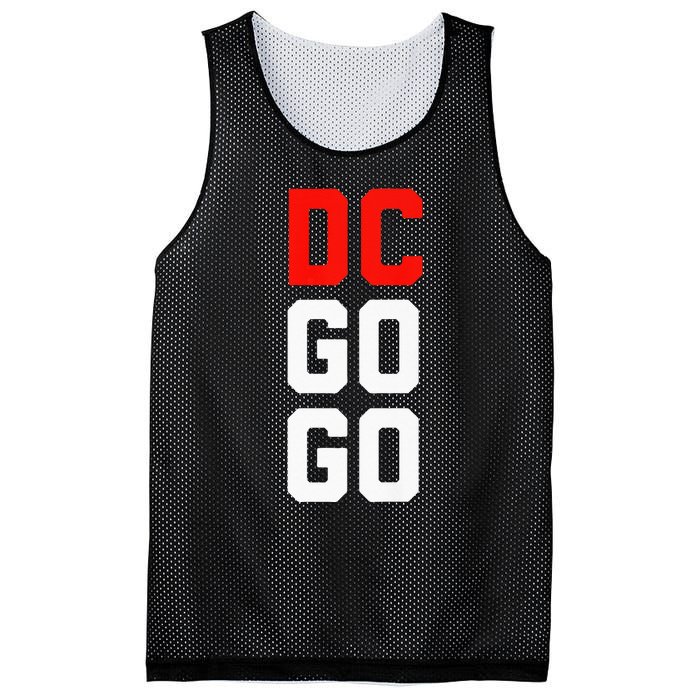 DC I Love Go Go Music Gift For Kids And Adults Mesh Reversible Basketball Jersey Tank