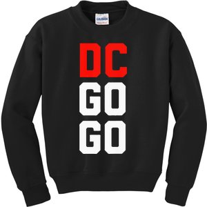 DC I Love Go Go Music Gift For Kids And Adults Kids Sweatshirt